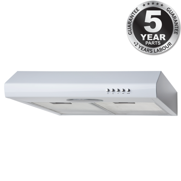 50cm White Kitchen Extractor Fan / Visor Cooker Hood - SIA STE50WH - London Houseware - 9