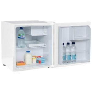 SIA TT01WH 49L Mini Fridge With Ice Box In White - London Houseware -1