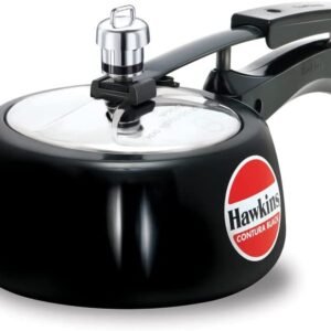 Hawkins CB15 - Contura Black 1.5L Hard Anodised Pressure Cooker - London Houseware - 1