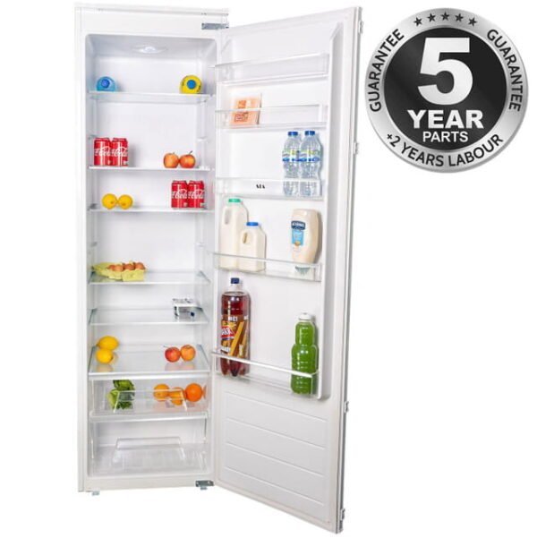 304L White Tall Larder Fridge With Auto Defrost – SIA RFI106 - London Houseware - 12