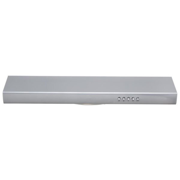 60cm Silver Kitchen Extractor Fan / Visor Cooker Hood - SIA STH60SI - London Houseware - 1