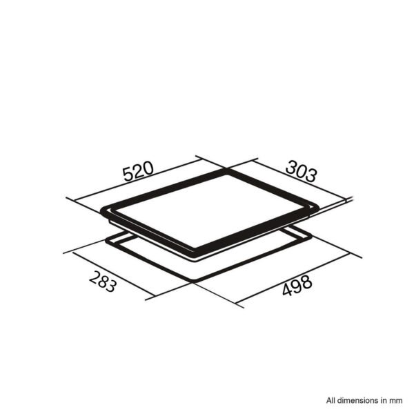 60cm Silver Kitchen Extractor Fan / Visor Cooker Hood - SIA STH60SI - London Houseware - 8