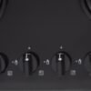 60cm Black Glass 4 Burner Gas Hob - SIA GHG603BL - London Houseware - 6