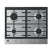 Hoover HHG6BRK3X - 60cm Stainless Steel 4 Burner Gas Hob - London Houseware - 1