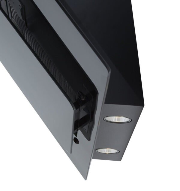 90cm Black Angled Cooker Hood – SIA AGE91BL - London Houseware - 8