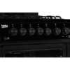 Beko 50cm Eye Level Grill Gas Cooker with Gas Hob in Black - KA52NEK - London Houseware - 2