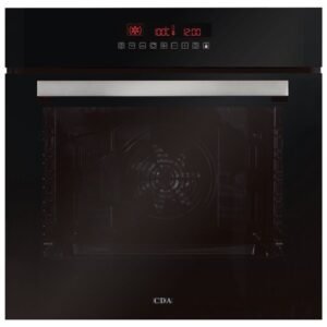 76L Pyrolytic Built In Electric Oven, Black – CDA SK511BL - London Houseware - 1