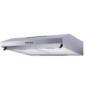 60cm Stainless Steel Kitchen Extractor Fan / Visor Cooker Hood - SIA VSR60SS - London Houseware - 1