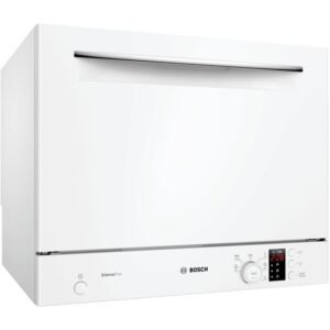 White Compact Small Dishwasher - Bosch Series 4 SKS62E32EU - London Houseware - 1