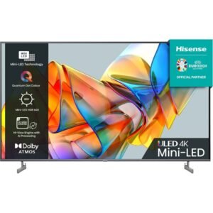 Hisense TV, 65 Inch 4K Ultra HD Mini-LED - U6 Series 65U6KQTUK - London Houseware - 1
