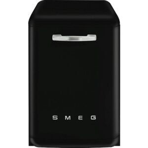 60cm Freestanding Black Dishwasher - Smeg DFFABBL - London Houseware - 1