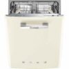 Fully Integrated Dishwasher, Cream - Smeg DIFABCR - London Houseware - 1