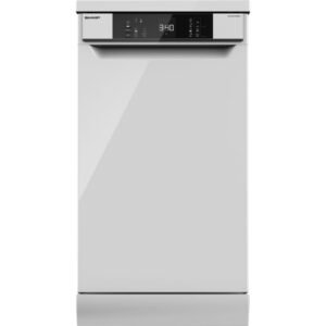 45cm Freestanding Slimline Dishwasher - Sharp QW-NS1CF49EW-EN - London Houseware -1