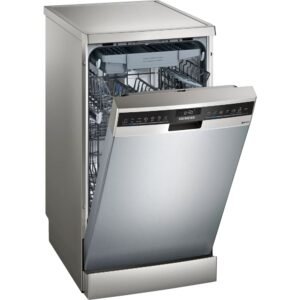 45cm Silver Slimline Dishwasher - Siemens iQ300 SR23EI28ME - London Houseware - 1